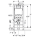 Інсталяція для унітазів Geberit 458.103.00.1 DuofixBasic Комплект (2в1) 458.103.00.1 фото 3