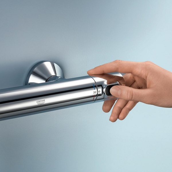 Комплект смесителей для душа с термостатом Grohe QuickFix Precision Flow&Start Edge UA202503TS UA202503TS фото