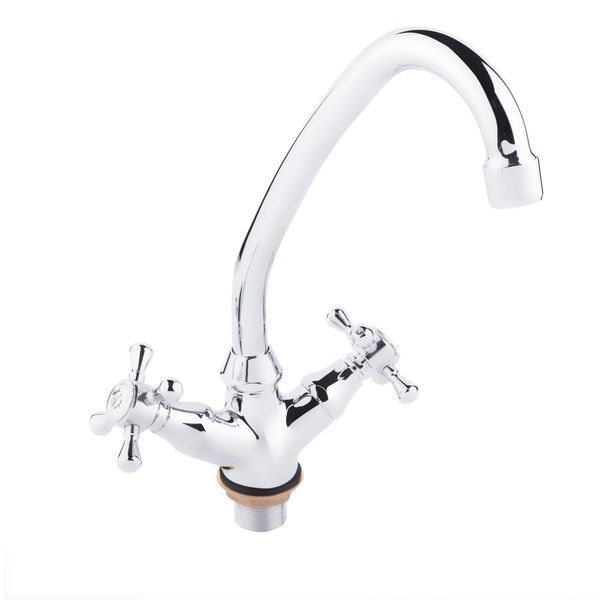 Lidz Mayfair 271F Змішувач для кухні двохвентильний Chrome (16) SD00041653 фото