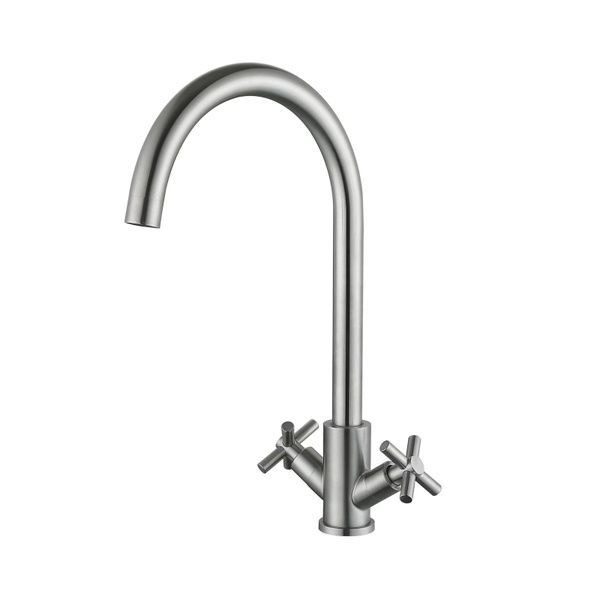 Lidz Wind 013F Смеситель для кухни двухвентильный Chrome SD00049513 фото