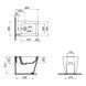 Біде Crow підлогове 545х360х410 White Qtap SD00042522 фото 3